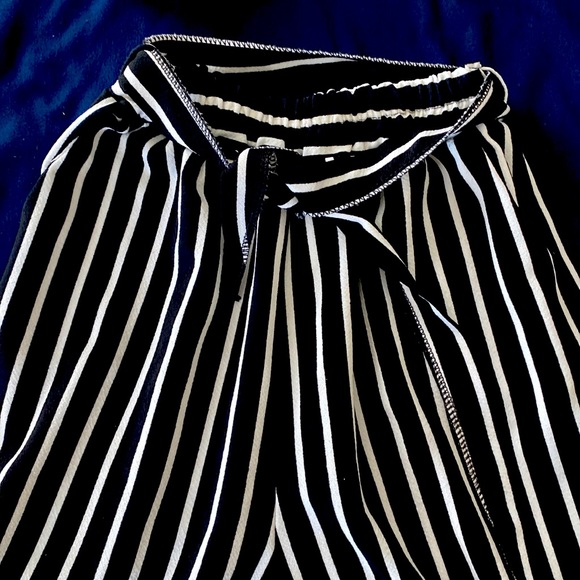 Striped Tie Pants - Picture 1 of 2